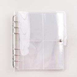 Fotoalbum 3/5 tums fotokort Binder Instax Mini Album white 3 inches