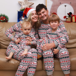 Familj Förälder-Barn Matchande Hem Set Pyjamas Julpyjamas dad-XL