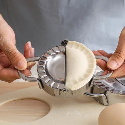 Stainless Steel Dumpling Maker Wrapper Dough Cutter Pie Ravioli large
