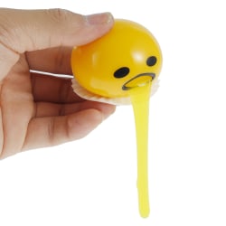 Dekompression leksak kräkningar äggula suger lat äggula leksak 1pcs Yellow