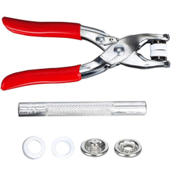 pliers tool metal seam buttons hollow push buttons with fixed B