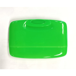 U-box Kortfodral i plast - transparent grön