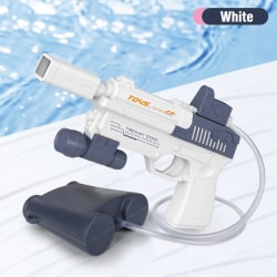 Sommar Ny elektrisk vattenpistol leksak Automatisk Soaker white