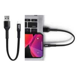 UNIQ Laddkabel USB till USB C Fast Charge 20cm Svart