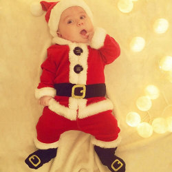 Julkläder Baby Vinterkläder Set 90cm