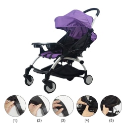 Kompatibla barnvagnstillbehör för snacksbricka black