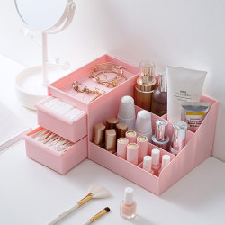 Hem Container Cosmetics Case Office förvaringsbox pink 28*4*17*13cm