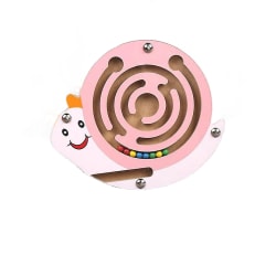 (Sniglar-tf223c)Montessori barn magnetiska labyrint leksaker barn