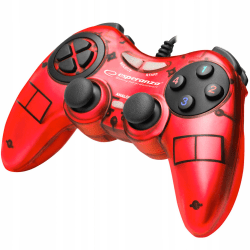 Controller, Wired - Fighter - Red Röd