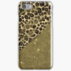 Skal till iPhone 8 Plus - Leopard Glitter