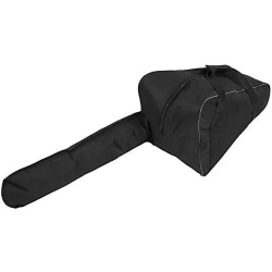 Motorsågsväska, tung Oxford- case, bärbar vattentät väska för verktygshållare (22 tum svart)