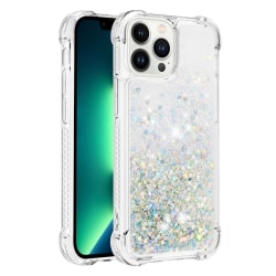 Glitter Bling TPU Case iPhone 15 Pro Max Silver