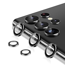 Enkay Kameraskydd Samsung Galaxy S22 Ultra Härdat Glas Svart