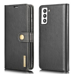 DG.MING 2-in-1 Magnet Wallet Samsung Galaxy S21 Plus Black