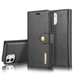 DG.MING 2-in-1 Magnet Wallet iPhone 12 Mini Black