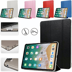 Alla modeller iPad fodral skal skydd tri-fold plast svart - Svart Ipad 10.2 7/8/9 Pro 10.5 Air 3
