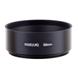 55 mm motljusskydd / standard lens hood svart
