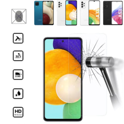 2 skärmskydd Samsung Galaxy A53/A33/A52/A52s/A12 skydd - VÄLJ: Transparent A12 4G