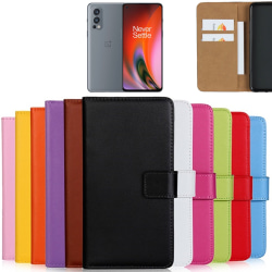 OnePlus Nord 2 5G plånboksfodral plånbok fodral skal orange - Orange Oneplus Nord 2 5G