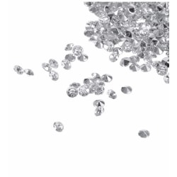 100 pack diamanter glas/metall, bordsdekoration, fest, nyår Genomskinlig / metall