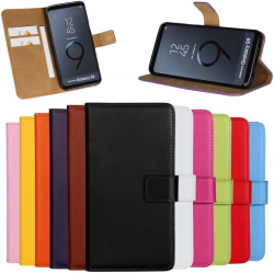 Samsung S7edge/S8/S8+/S9/S9+ plånbok skal fodral - Röd Samsung Galaxy S9