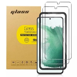 Samsung Galaxy S22 - (2-Pack) Premium Skärmskydd med Installatio