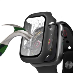 Stöttåligt Heltäckande Skal Apple Watch 44 mm Solid® Härdat Glas Apple Watch 44mm
