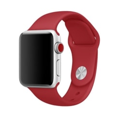 Silikon Armband Apple Watch 42/44/45 mm Silikonarmband Röd Red