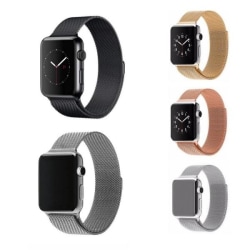 Apple Watch Armband Milanese Loop 42/44/45 mm Välj färg Black Svart