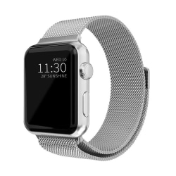 Armband Milanese Loop Apple Watch 42/44/45 mm Silver Silver
