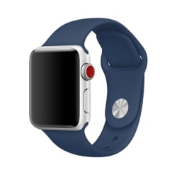Silikon Armband Apple Watch 42/44/45 mm Silikonarmband Blå Blue