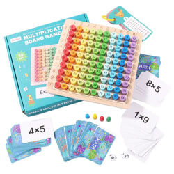 Montessori Pædagogisk Træ Legetøj Børn Baby Matematik Legetøj 99 Multiplikation Tabel Matematik