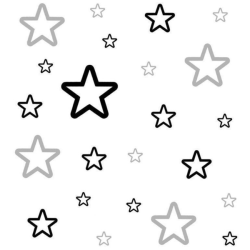 Väggdekor - 23st Stjärnor