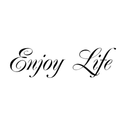 Väggord - Enjoy Life