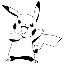 Väggdekor - Pokemon Pikachu