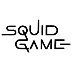 Väggdekor - Squid Game text