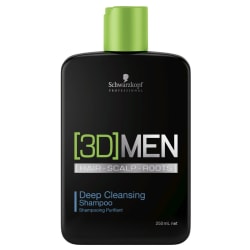 Schwarzkopf 3D Men Deep Cleansing Shampoo 250ml Svart