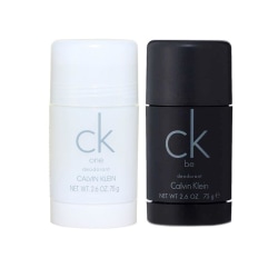 2-pack Calvin Klein CK One + CK Be Deostick 75ml Black