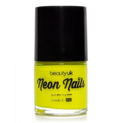 Beauty UK Neon Nail Polish - Yellow Transparent