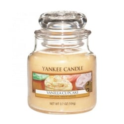 Yankee Candle Classic Small Jar Vanilla Cupcake 104g Gul