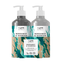 Giftset I Love Naturals Hand Care Duo Bergamot & Seaweed grå