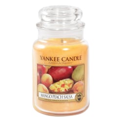 Yankee Candle Classic Large Jar Mango Peach Salsa Candle 623g Orange