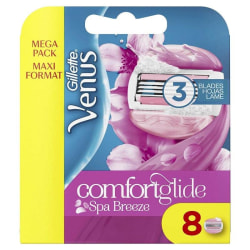 Gillette Venus Comfortglide Spa Breeze Blades MEGA PACK 8-pack Rosa