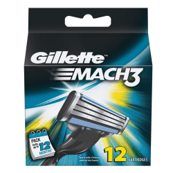 Gillette Mach3 12-pack Turkos