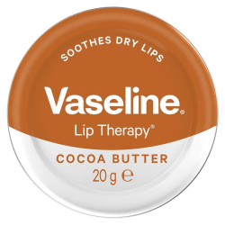 Vaseline Lip Therapy Petroleum Jelly Pot Cocoa 20g Transparent