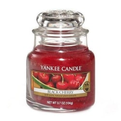 Yankee Candle Classic Small Jar Black Cherry 104g Röd