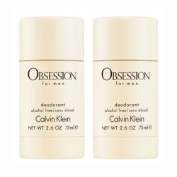2-pack Calvin Klein Obsession For Men Deostick 75ml Transparent