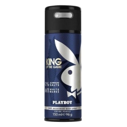 Playboy King of the Game For Him Deo Spray 150ml Transparent