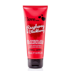 I Love… Raspberry & Blackberry Hand Lotion 75ml Röd