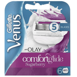 Gillette Venus with OLAY Comfortglide Sugarberry  Blades 6-pack Rosa